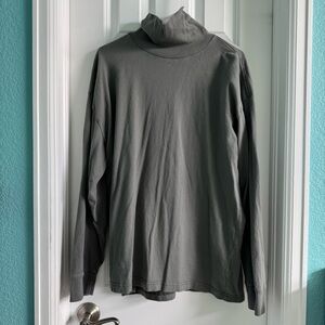 Soft A&F Essentials Relaxed Turtleneck Long Sleeve